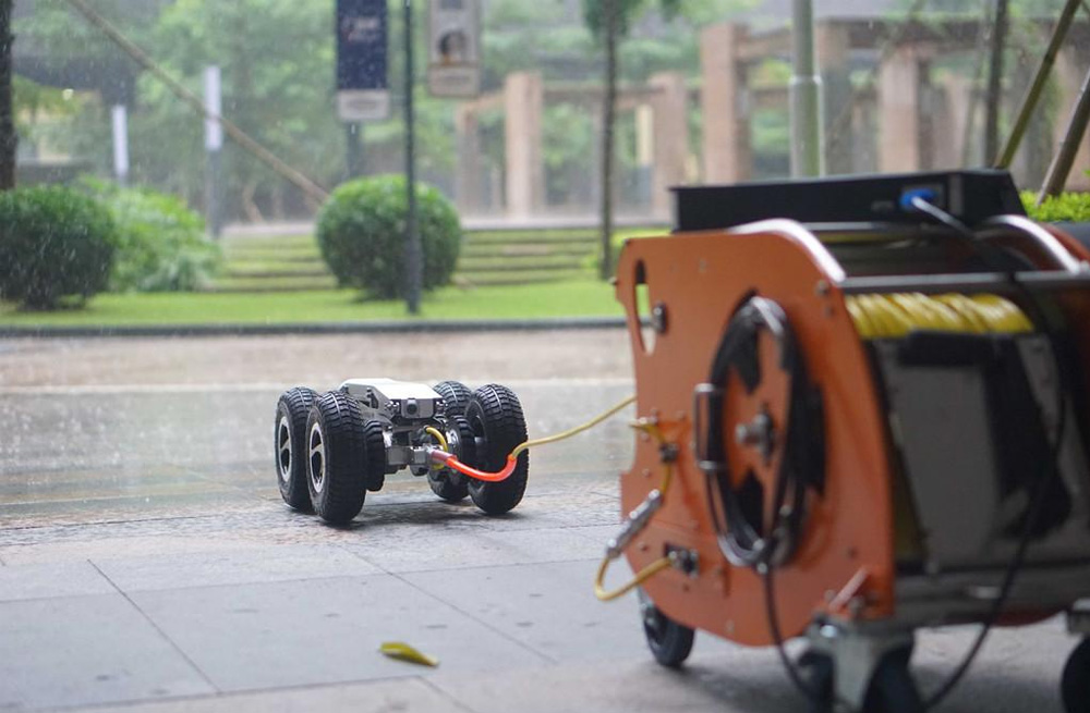 285红山公园管道检测机器人