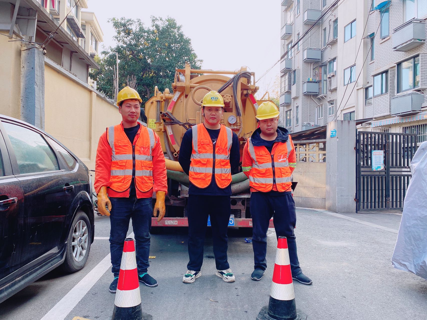 红山公园南京某小区管道清淤检测施工